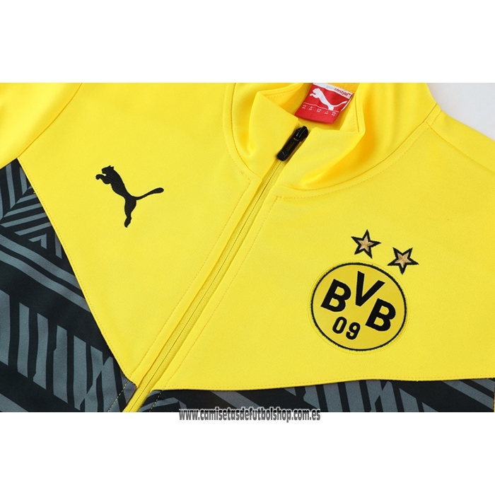 Chandal de Chaqueta del Borussia Dortmund 22-23 Amarillo